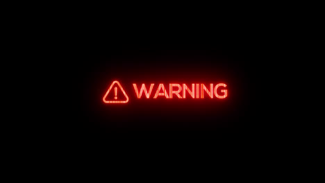 Warning-Symbol,-Alert-Symbol-Attention-loop-animation-video-with-alpha-channel